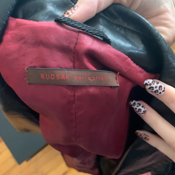 RUDSAK vintage leather blazer - Picture 6 of 13